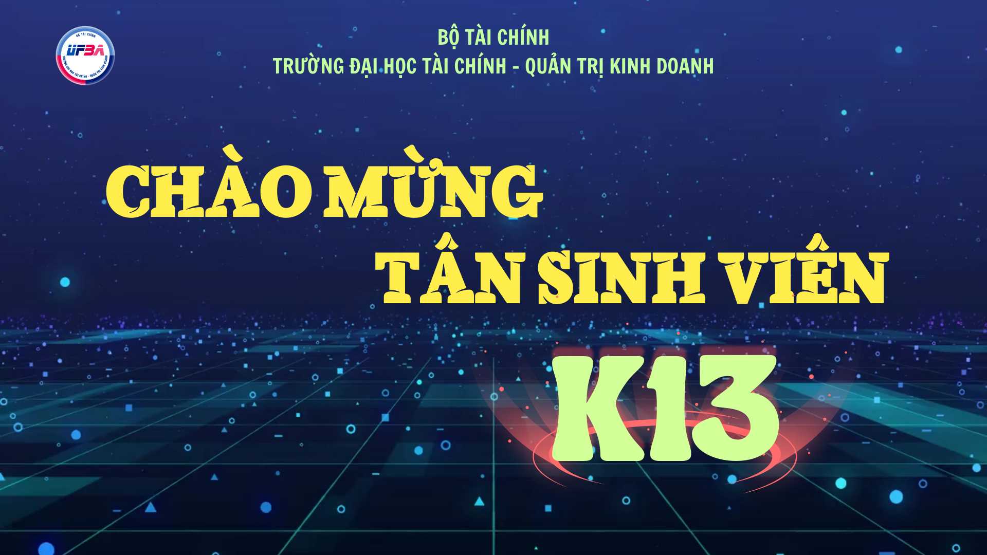 Hướng dẫn tân sinh viên K13 làm thủ tục nhập học